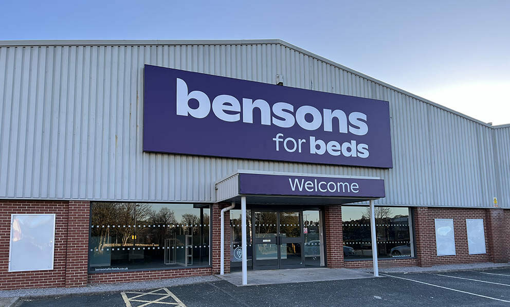 Bensons for Beds shopfront 02