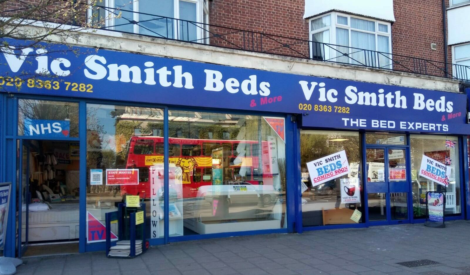 vic smith enfield shop front
