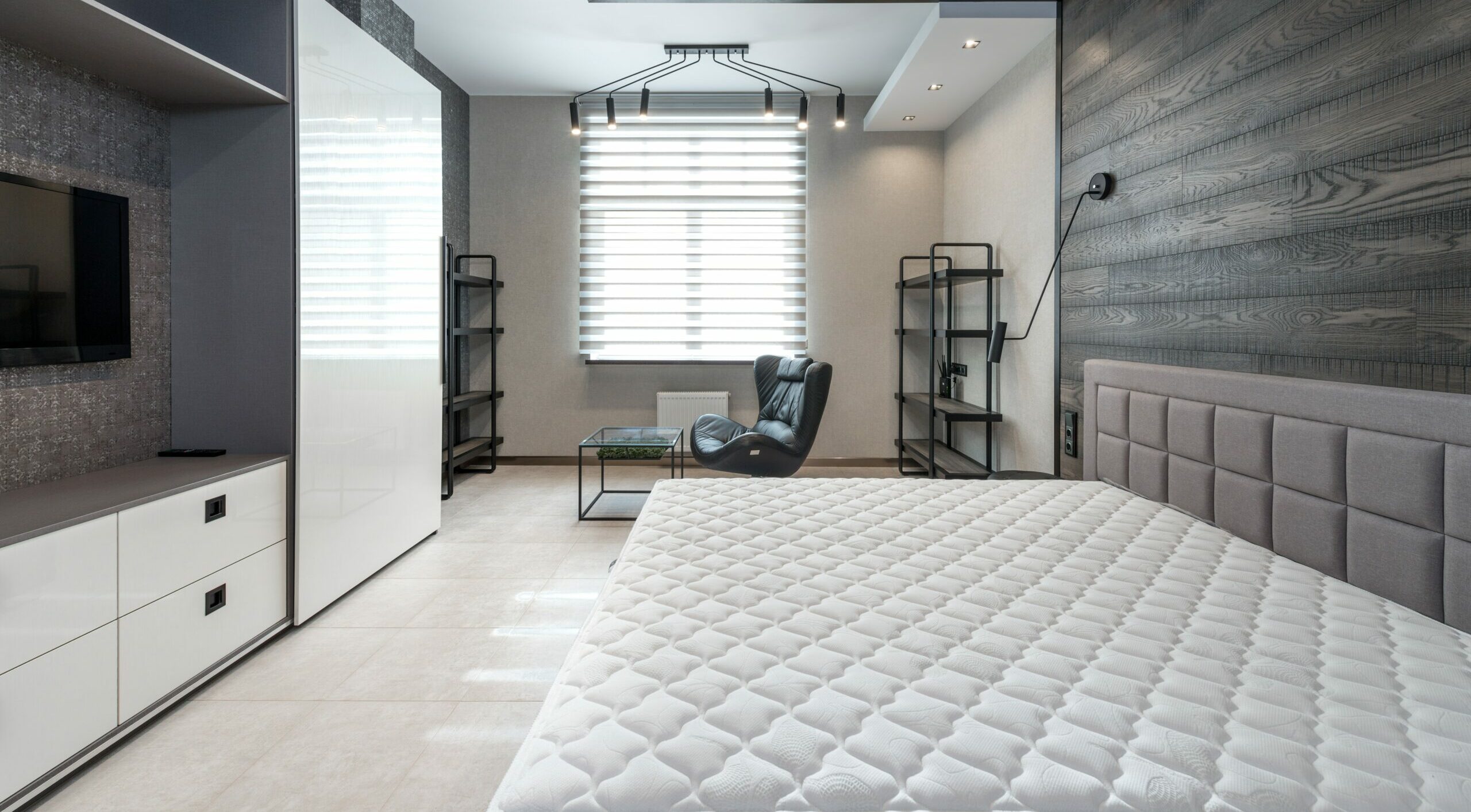 bedroom stock image