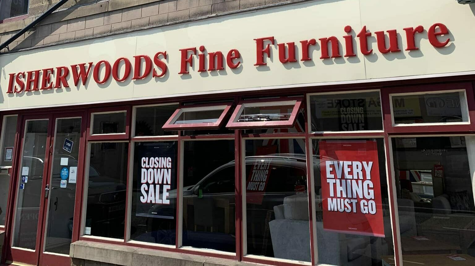 Furniture closing clearance down sale